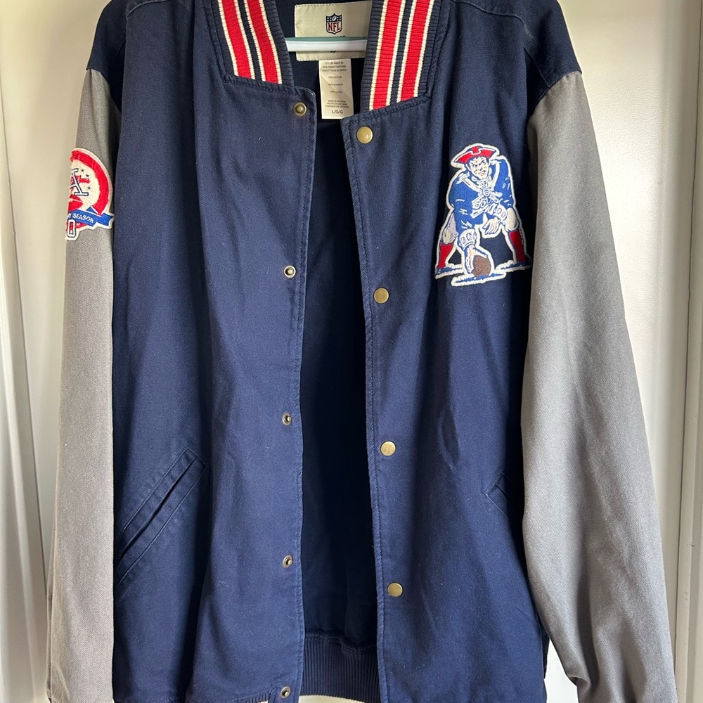 Reebok Vintage Collection NFL Jacket: New England Patriots